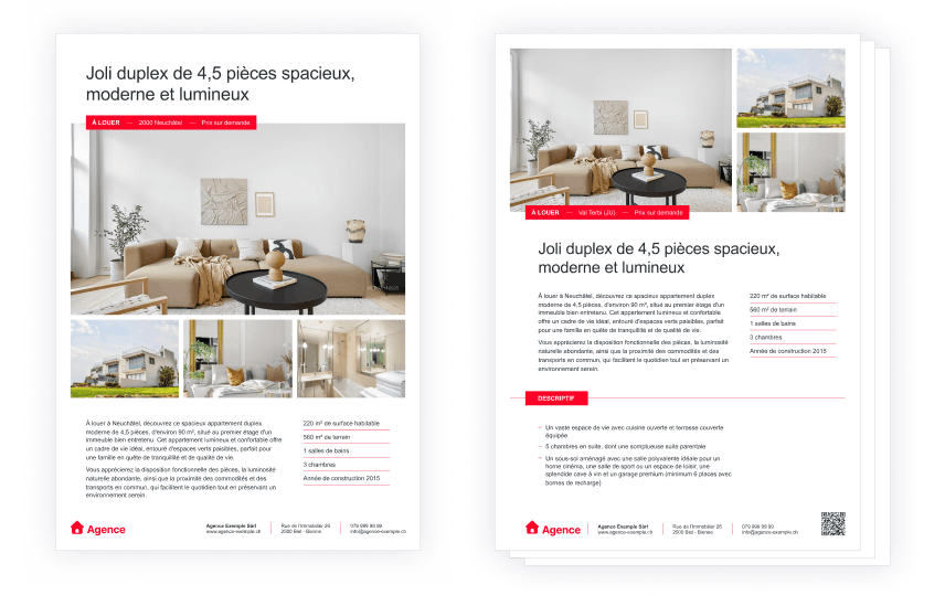 Brochures, affiches et dossiers PDF automatisés